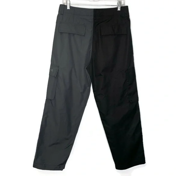 COS + YEBOAH Men’s Black Gray Two Tone Cargo Pants Size 28R NWOT!